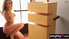 i reveal my amazing all natural brunette body in heels and lingerie