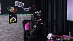 ramona69 and tifany rocha heat up swingers club in sheer red lingerie