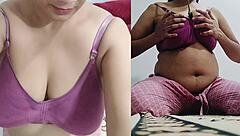 Cheating Wife's Pussy and Ass Pounded by Desi Cucumber Hard!