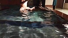 i banged my buddy's mature wife by the pool homemade