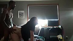 black stud doggystyles petite neighbor interracial bent over midday