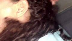 my sexy latina wife fucks pharmacy delivery guy close-up homemade blowjob