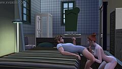 young babe drops to knees for dirty blowjob with older daddy figure