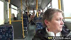 Blonde Babe Lindsey Olsen Fucked Hard on Crowded Public Bus