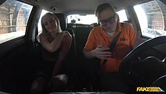 horny milf cougar in sexy silk bra underwear takes monster cock deep pussy pounding outdoor car reality squirting!