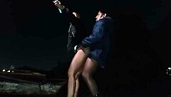 hotwife spreads legs on beach sand for stranger's deep pussy fuck