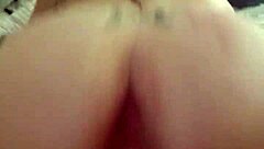 check out this fat ass white babe riding that huge cock interracial style