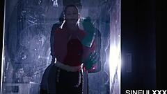 maid lyne discovers michael fly tied up begging for wet pussy handjob relief