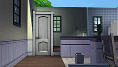 young babe drops to knees for dirty blowjob with older daddy figure