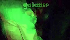 wife's thrilling street car fuck while cuckold husband drives nearby