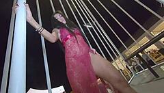 Suzie Q's teasing milf dance ignites Andy Casanova's feet fetish