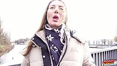 german scout julia maze cheats in wild casting fuck