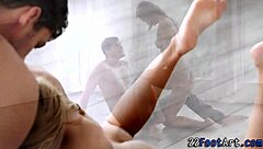 kinky blonde milks hot cumshot on her fetish play