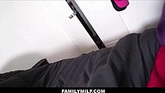 skinny big tits blonde with braces cums on huge dick pov