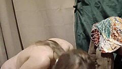 slave worships seductive french dominatrix in total submission