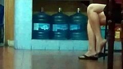 chinese milf slut nearly naked 😈🍑