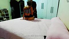 Caught girl submits to intense double penetration