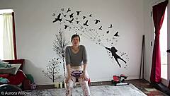 Intense yoga poses stretch flexible body lesson 339