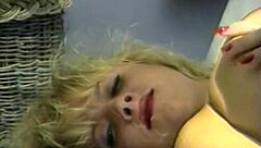 retro nympho rides cock then bends for anal pounding