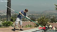 chanel preston's mature pussy milks stepson's hot load