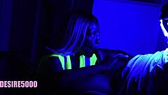 Milf spits on black cock outdoors