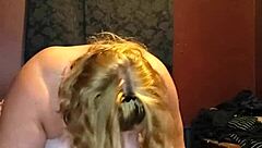 She rides my throbbing cock hard until explosive creampie cum