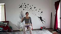 Intense yoga poses stretch flexible body lesson 339