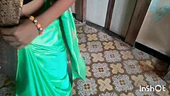 shivani rocks her village green saree look