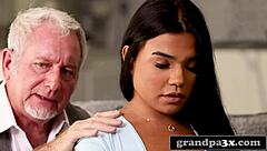 Kinky Old Dude Pounds Exotic Casting Couch Pussy