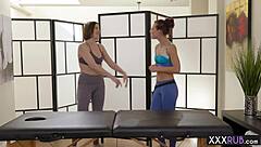 Petite Teen Massages Sexy Redhead Milf