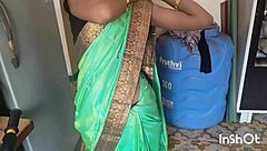 shivani rocks her village green saree look