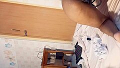 Teen deepthroats cock then cum drips on bubble ass