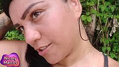 Nicoly Mattos' dripping anal creampie tease