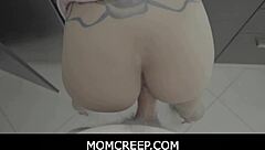 milf blows cock fucks hard for morning cream fetish pov