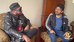 Old Man Ravages Busty Venezuelan Blonde Maid