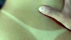 brazilian wife with buttplug squirts on huge cock