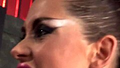 blonde in lingerie gets fingered and vibed hard by scary kaia kane