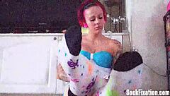 aren't my feet super cute in these sexy socks