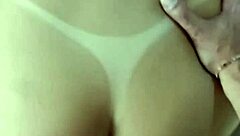 brazilian wife with buttplug squirts on huge cock