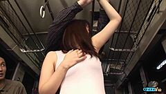 WHOA this huge nipple chick LOVES double assfucking from two studs!