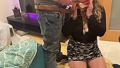 wife pays mistakes with spitroast fmm threesome 😈 stranger pounds her hard 🍑💦