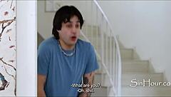 mature mommy tempts young stud into yoga anal pounding