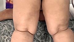 curvy latina milf drops to knees slurping cock till explosive mouth cumshot