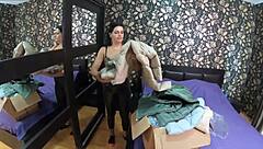 hey milfycalla drowns puffy jacket in thick cum loads