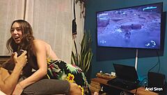 latina ditches games begs skinny anal pounding