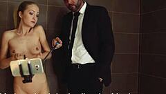 wanna see blonde sicilia ride old stud's cock to cumshot?