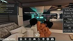gringa gamer wants doggystyle fun in roblox