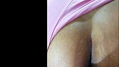 amateur couple bends over for close-up doggystyle creampie