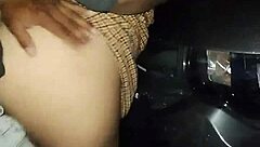 Horny Latina Prostitute Fucked Publicly on Beach Car!