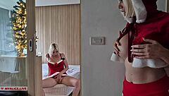 i spied two busty neighbors masturbating to intense orgasms